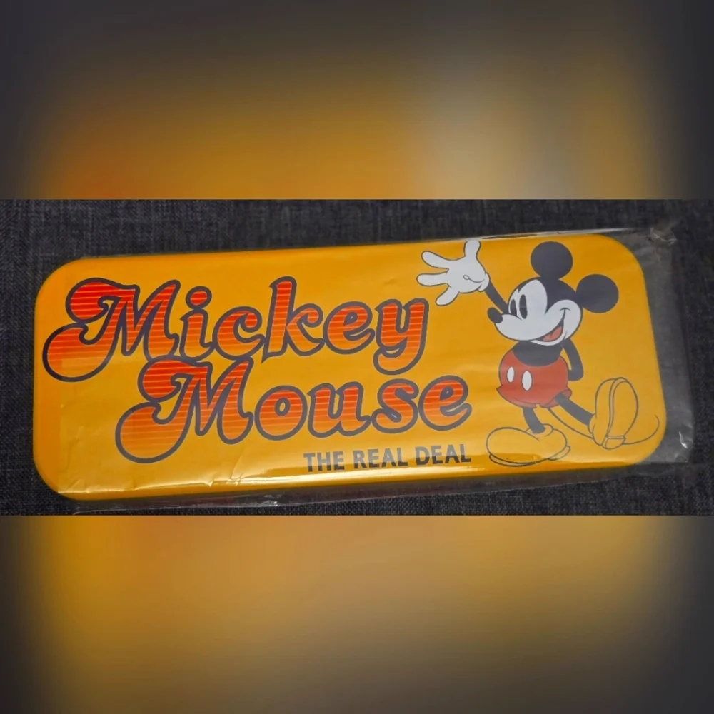 Mickey Mouse Disney Metal Tin Pencil Case
